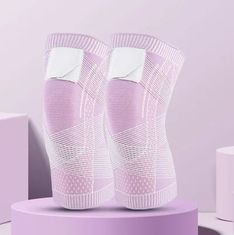 SOLFIT® Kompresní návlek na koleno (2ks) KNEEX S/M Růžová