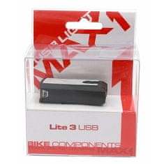 MAX1 Světlo Lite 3 USB - přední, 3LED